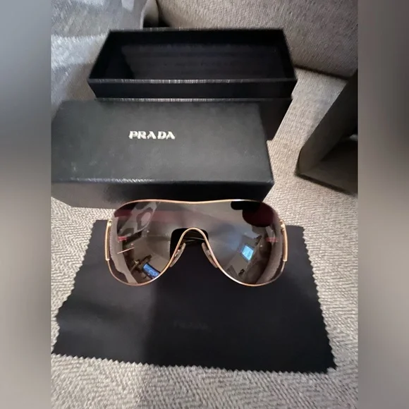 Prada | Accessories | Authentic Prada Tortoise Aviator Ski  display picture 2
